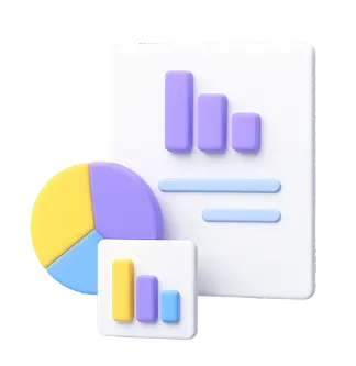 Pie chart and bar chart — data analysis
